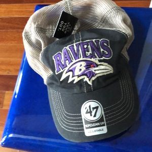 Baltimore Ravens mesh cap. Never worn